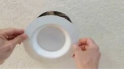 HOW TO REMOVE AND REPLACE A RECESSED LED CEILING LIGHT