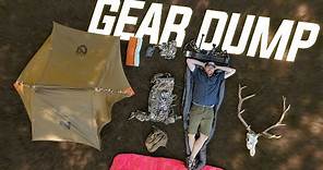 Archery Elk Gear Dump (FROM BACKCOUNTRY TO BASE CAMP)