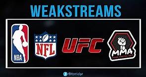 140 Best WeakStreams Alternatives for Free Sports Streaming Websites