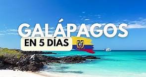 Islas GALÁPAGOS en 5 días: atractivos y playas 🐢🇪🇨🐙🐋🦈