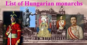 List of Hungarian monarchs