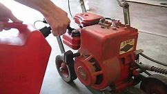 Briggs and Stratton Edger Old Cold Start
