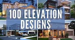 Top 100 FRONT ELEVATION designs for small to large double storey houses |Front elevation modern home
