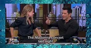 Kelly Ripa Shares Her Experience Joining Madonna on Stage Last Night