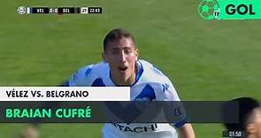 Braian Cufré (1-0) Vélez Sarsfield vs Belgrano | Fecha 10 - Superliga Argentina 2018/2019