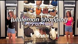 LULULEMON SHOP WITH ME | lululemon haul + try on