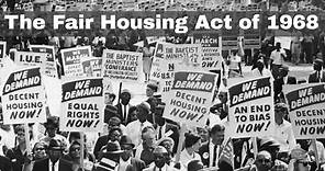 11th April 1968: The Fair Housing Act of the Civil Rights Act of 1968 signed by President Johnson