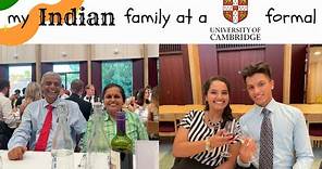 bringing my INDIAN family to a CAMBRIDGE FORMAL | Homerton College Cambridge (2022)