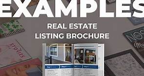 Real Estate Listing Brochure Example