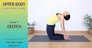 Day 9 | Yoga for Upper Body Strength, Stability and Flexibility | Get Set Yoga S3 | Bharti Yoga