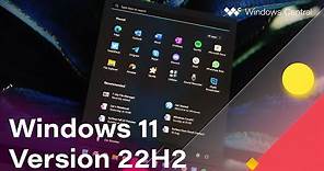 Windows 11 2022 Update — Official Release Demo (Version 22H2)