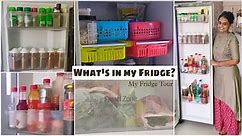 My fridge tour | 675ltr Wardrobe fridge | What's inside my fridge