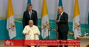 Viaje Apostólico del Papa Francisco a Kazajistán. Día 1 (13 de septiembre de 2022)