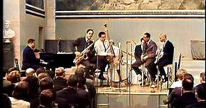 Charles Mingus Sextet, at the University Aula, Oslo, Norway, april 12th, 1964 (colorized)