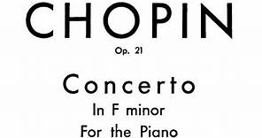 Chopin Piano Concerto No. 2 in f minor, Op. 21 (Zimerman)