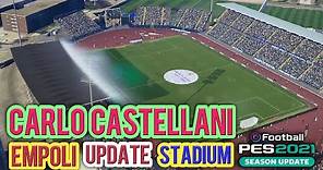 PES 2021 Carlo Castellani updated Italian football stadium Empoli "Carlo Castellani" season 2023