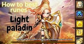 Light Paladin [Jeanne]HOW TO RUNE LIGHT PALADIN summonres war