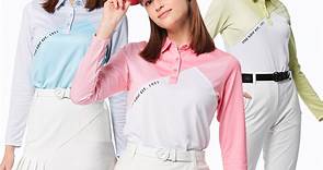 【Lynx Golf】女款合身版吸溼排汗配色線條設計立體貼膜造型長袖POLO衫/高爾夫球衫(三色) | Lynx | Yahoo奇摩購物中心