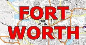 map of Fort Worth Texas