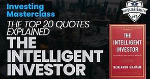 The Intelligent Investor - Top 20 Quotes Explained