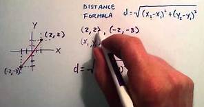 How to Find the Distance Between Two Points - How to Use the Distance Formula