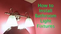 How to Install Bathroom Light Fixtures (Lowe's Lighting)