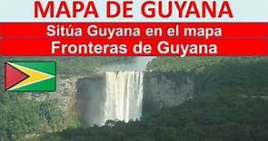 Mapa de Guyana