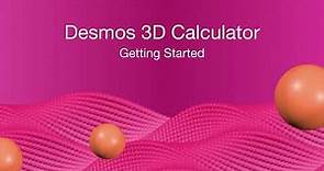 Intro to Desmos 3D Calculator