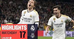 Resumen de Real Madrid vs Villarreal CF (4-1)