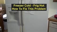Freezer building ice, refrigerator is warm, how to repair this problem. - VOTD