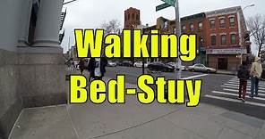 ⁴ᴷ Walking Tour of Bedford Stuyvesant (Bed-Stuy), Brooklyn, NYC