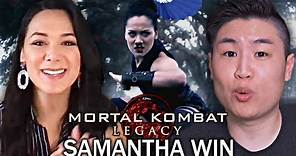 Interviewing KITANA From Mortal Kombat Legacy!! (Samantha Win Interview)
