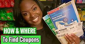 How & Where To Find Coupons | Inserts, IPs, & Digitals | Couponing 101 for Beginners