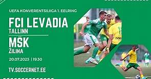 TALLINNA FCI LEVADIA - MŠK ŽILINA, UEFA KONVERENTSILIIGA 2. voor