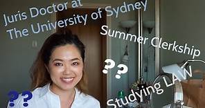 Juris Doctor Degree Overview (University of Sydney, Australia)