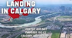 Landing at Calgary International Airport (YYC) | Alberta, Canada [4K]