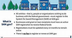 SAM.gov Entity Registration Training