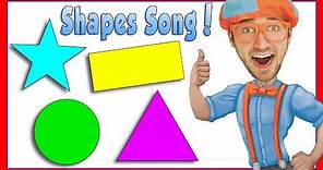Learn Shapes for Kids with Blippi | The Shapes Song
