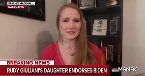 Caroline Giuliani on decision to endorse Joe Biden
