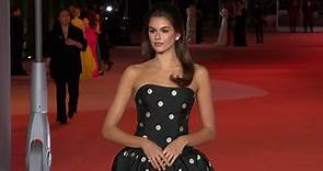 Kaia Gerber looks glamorous at the Academy Museum Gala in LA
