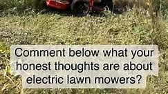 What are your thoughts about all the new electric lawn mowers? #lawncarenut #lawncare #mowers #lawnmowers #mowing | Green Industry Podcast with Paul Jamison