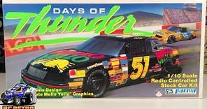 e254: Vintage PARMA RC Days Of Thunder Mello Yellow NASCAR Kit