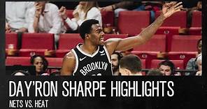 Day'Ron Sharpe tallies 19 Points, 11 Rebounds vs. Heat | 10.18.23