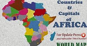 Map of Africa: Countries and Capitals with Photos | African Countries in Alphabetical Order 2023