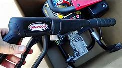 Simpson Pressure Washer 3100 PSI 2.3 GPM CRX 163cc Unboxing Assembly Review