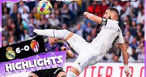 Real Madrid 6-0 Real Valladolid | HIGHLIGHTS | LaLiga 2022/23