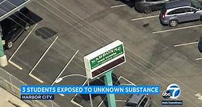 3 sick near Narbonne High School in Harbor City after exposure to substance
