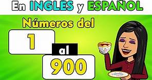 🤭Números del 1 al 900 en Inglés y Español I Numbers 1 to 900 in English and Spanish I 🙋‍♀️🧠