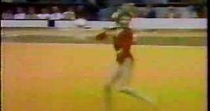 Maria Filatova 1976 Olympics Floor exercise