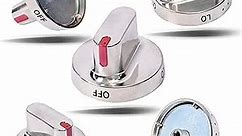 AZ4U Set 5 Pack Gas Range Stove Burner Knobs Dial Knob Replaces DG68-00101B for Samsung Gas Range Oven